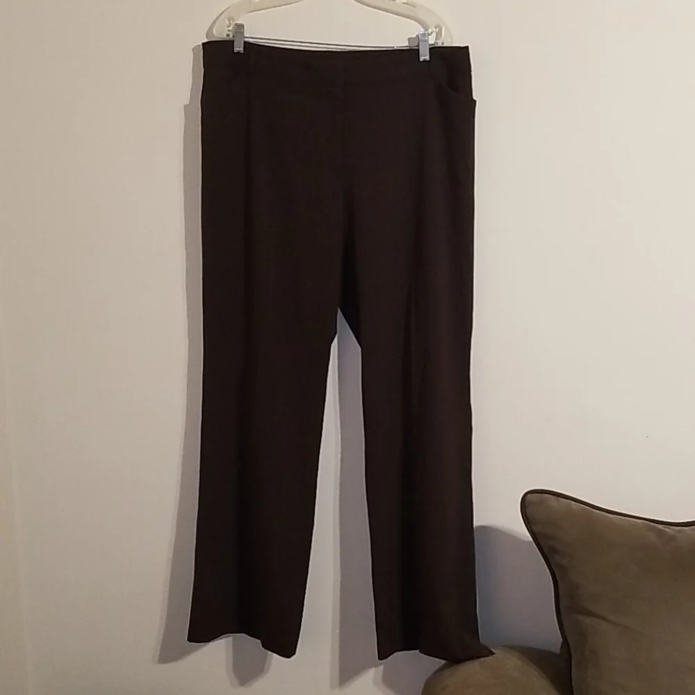 Apostrophe stretch women's brown dress slacks